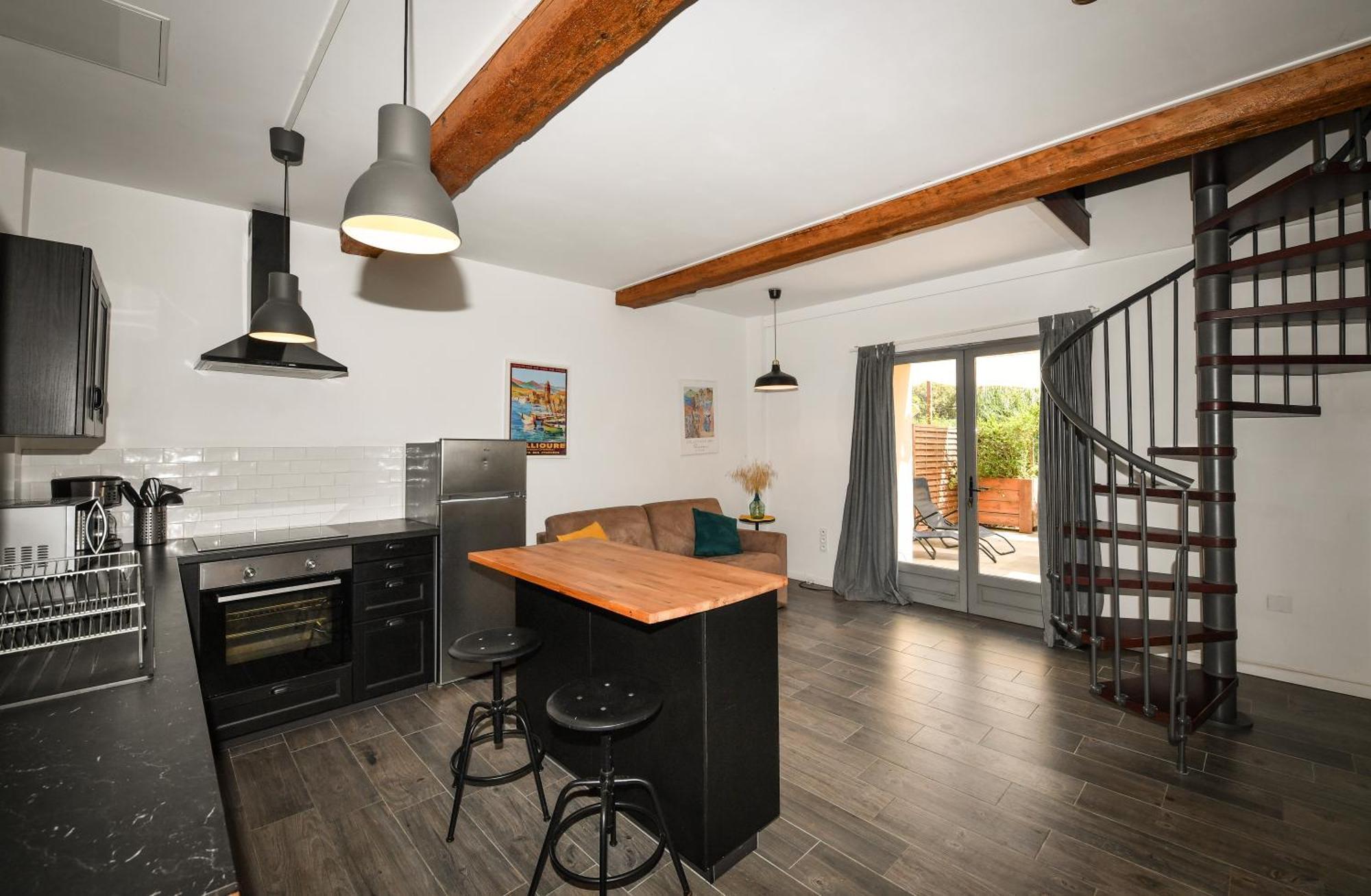 Les Appartements Du Mas Riols Сен-Сиприен Номер фото